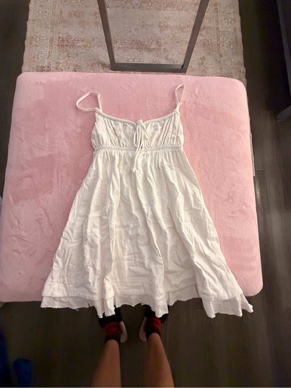 Princess Polly White Sundress with Spaghetti Straps